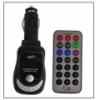 j! Fekete auts MP3 lejtsz FM TRANSMITTER/SD/MMC/USB FLA bemenetekkel