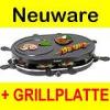 BOMANN RG 1247 RACLETTE GRILL 2 GRILLBEREICHE 8 PERS GS