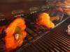 Roasted peppers on Saber Grill