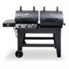 Dual Function 3-Burner Propane Gas / Charcoal Grill and Smoker