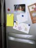 Hangjegy Fénykép Hűtő gép ajtó