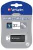 Pendrive 32GB USB 2.0 10/4MB/sec Verbatim PinStripe fekete