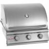 Stainless Steel Built-In Grill with 3 Broiler Burners by Lazy Man