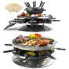 Andrew James Luxury 2 In 1 Stone Raclette Grill