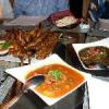 Mixed grill beans and an eggplant sauce Picture of Anar Dubai