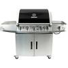 Broil King Sovereign XLS 90 Stainless Grid Gas Grill with Side and Rotisserie Burners - 56,000 Btu