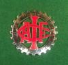 ? RARE FRENCH OLD AUTOMOBILE CLUB CAR GRILL BADGE~L