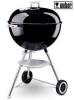 Weber One Touch 22 5 Silver Kettle Grill Black