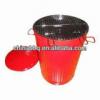 Charcoal BBQ Grill Large Bucket Shape