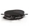 Raclette Gourmet 8 pans Grill plate with crepe part