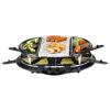 Shef 8 Person Raclette Grill with Natural Stone Plate Raclette Pans