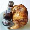 Drunk Chicken - Cooked over the grill with a beer can up inside - fun to make and eat!