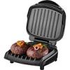 George Foreman Indoor Electric Grill GR10B Mini Countertop Portable Grille