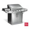4-Burner Infrared Gas Grill with Side Burner and Auto Clean