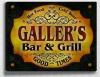 Galler s Bar Grill 14 x 11 Collectible Stretched Canvas