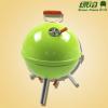 Green bbq charcoal BBQ grides grill household outdoor portable bbq box spherical BBQ mini grill