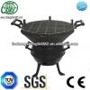 Mini height adjustable cast iron charcoal bbq grill