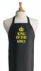 King Of The Grill Black Barbecue Apron For Men