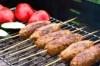 Schaschlik : Kebabs auf dem Grill Stockfoto